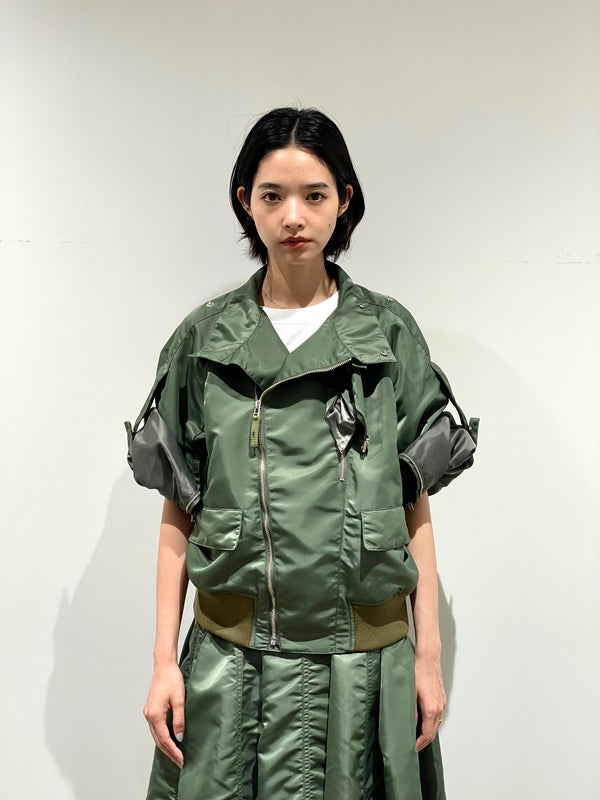 Nylon twill blouson