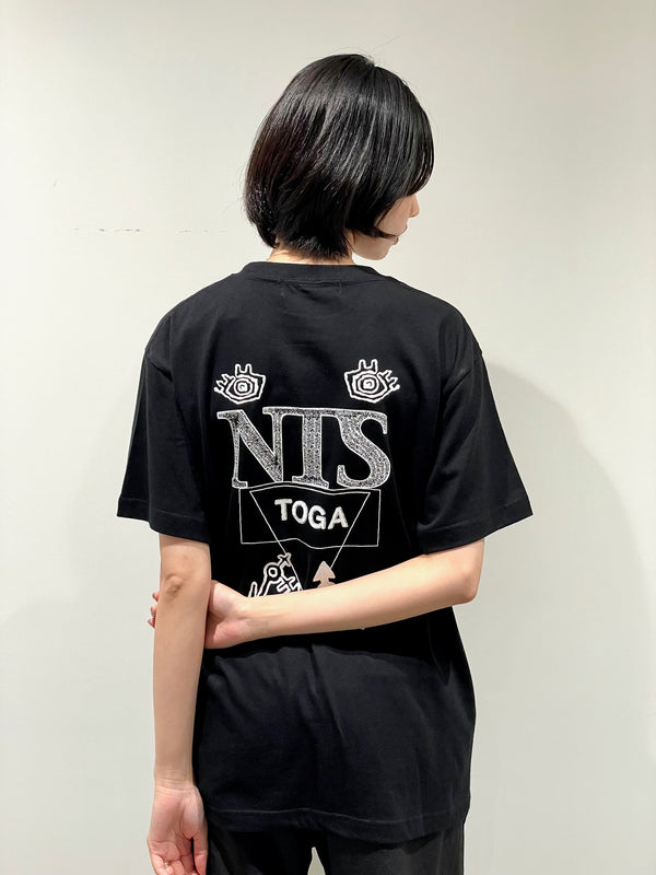 Buck print T-shirt TOGA×NTS