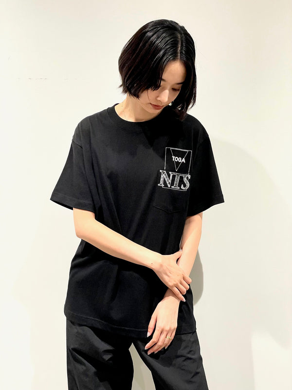 Buck print T-shirt TOGA×NTS