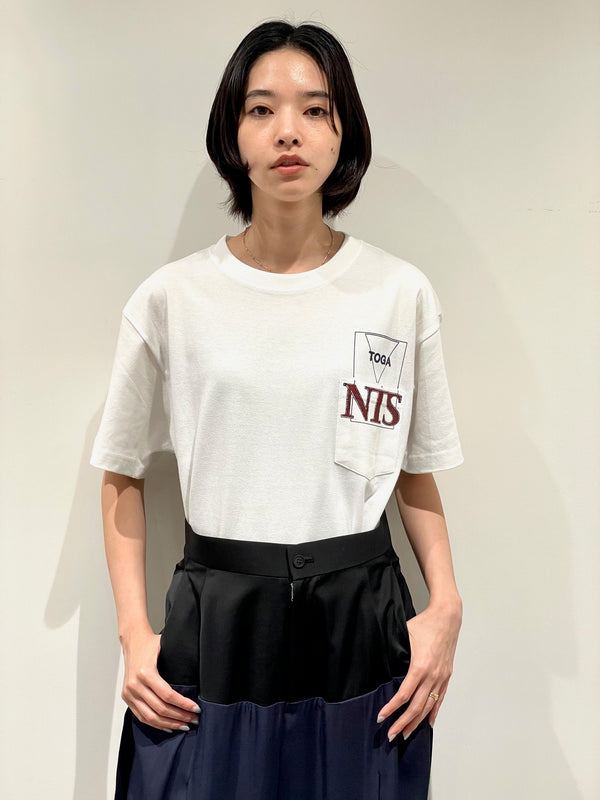 Buck print T-shirt TOGA×NTS