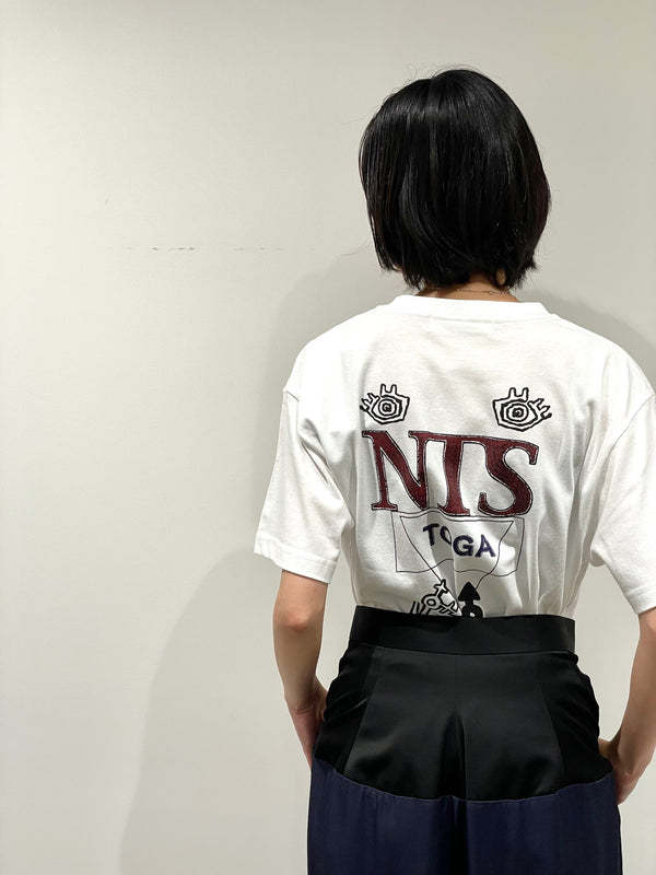 Buck print T-shirt TOGA×NTS