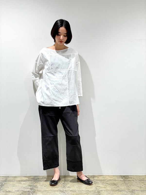 Patchwork Drawcord Pants