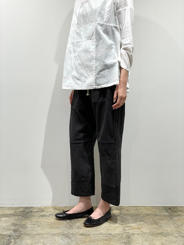 Patchwork Drawcord Pants