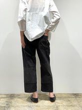 Patchwork Drawcord Pants