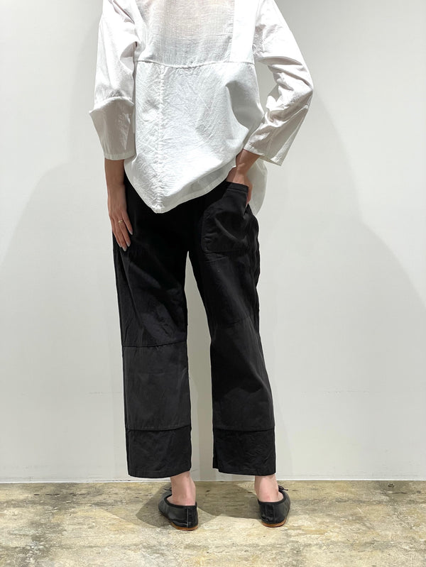 Patchwork Drawcord Pants