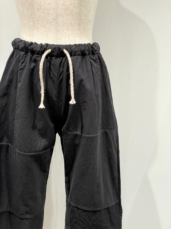 Patchwork Drawcord Pants
