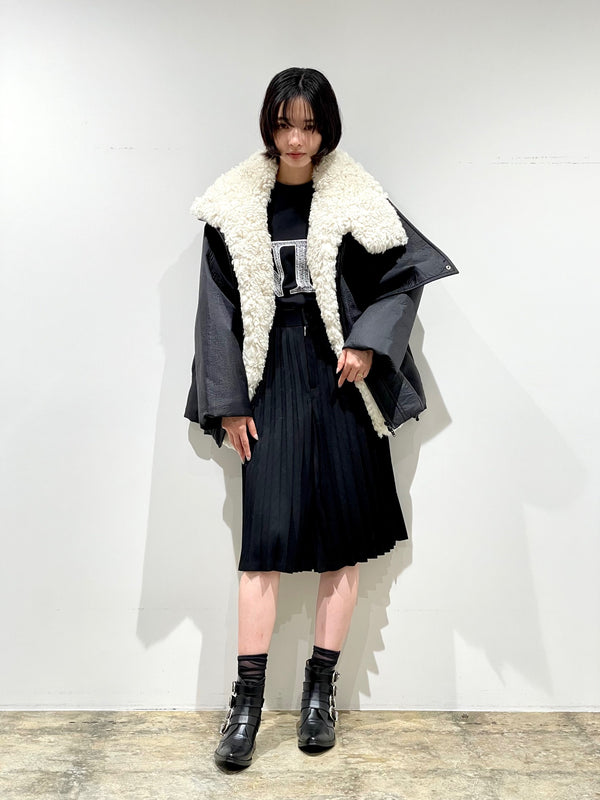 Taffeta bonding blouson