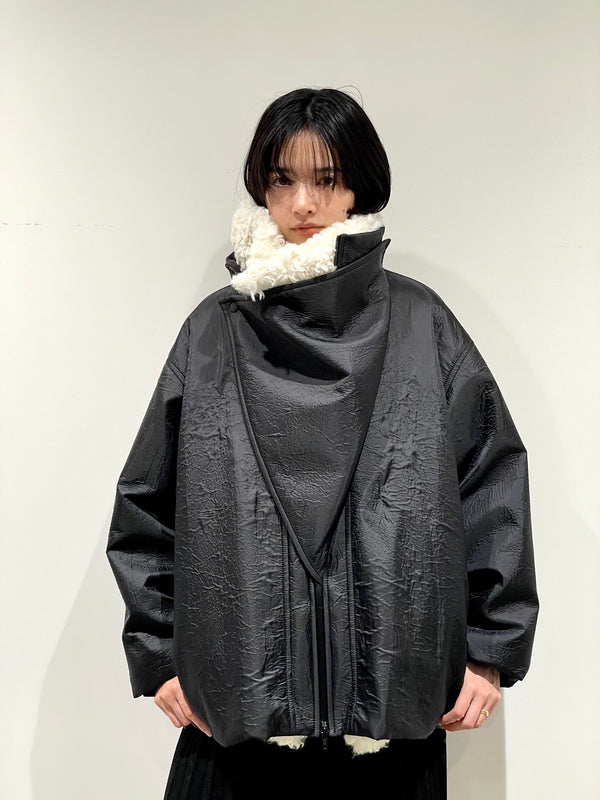 Taffeta bonding blouson