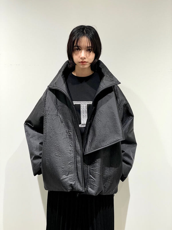 Taffeta bonding blouson