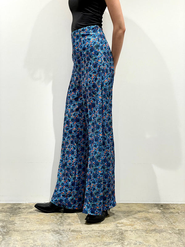 Flared jersey pants