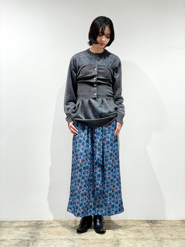 Ribbon jersey dress