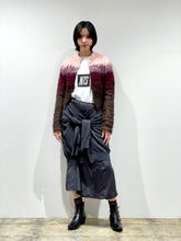 Shaggy knit cardigan