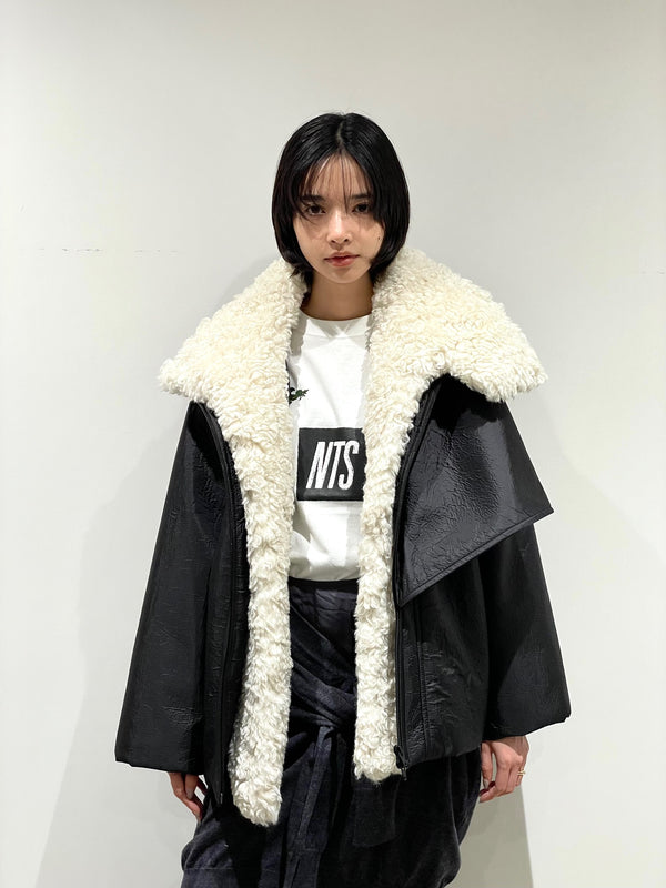 Taffeta bonding blouson
