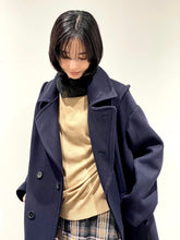 Double melton coat