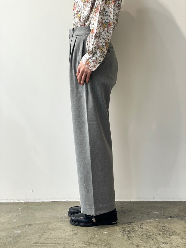 ２Way Pants Two Tuck Wide