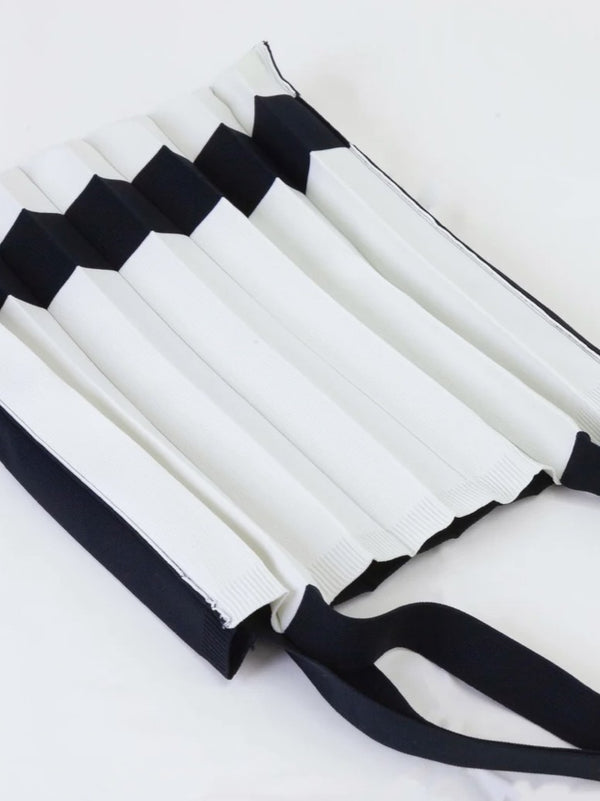 PLEATS KNIT BAG