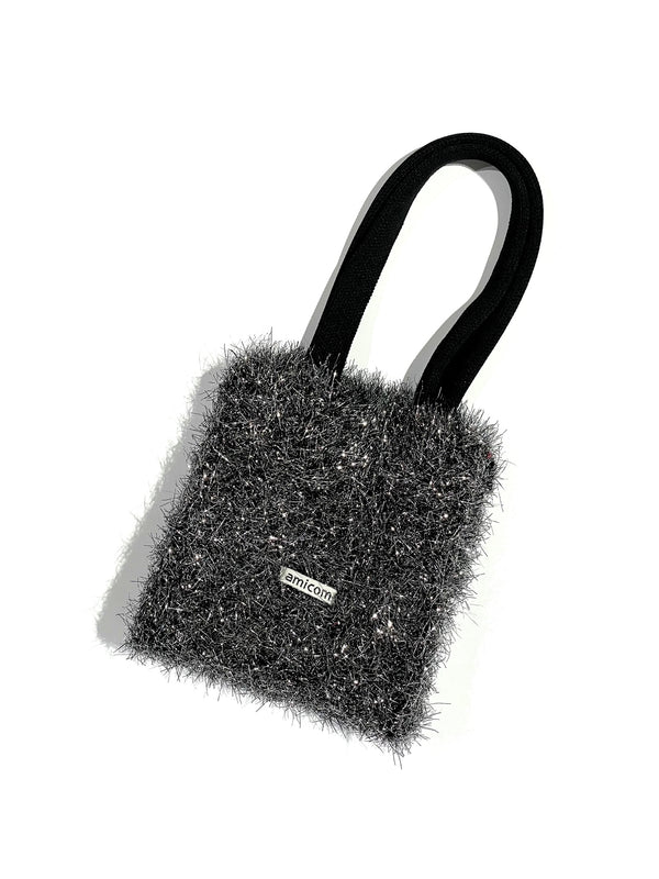 GLITTER SHAGGY SMALL BAG