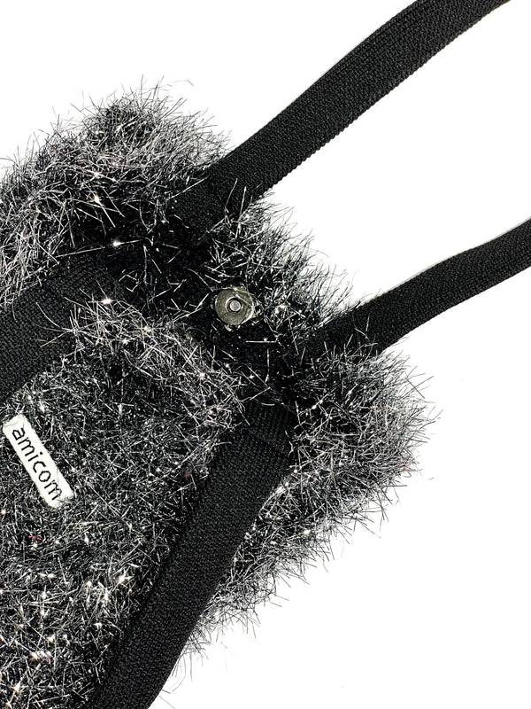 GLITTER SHAGGY SMALL BAG