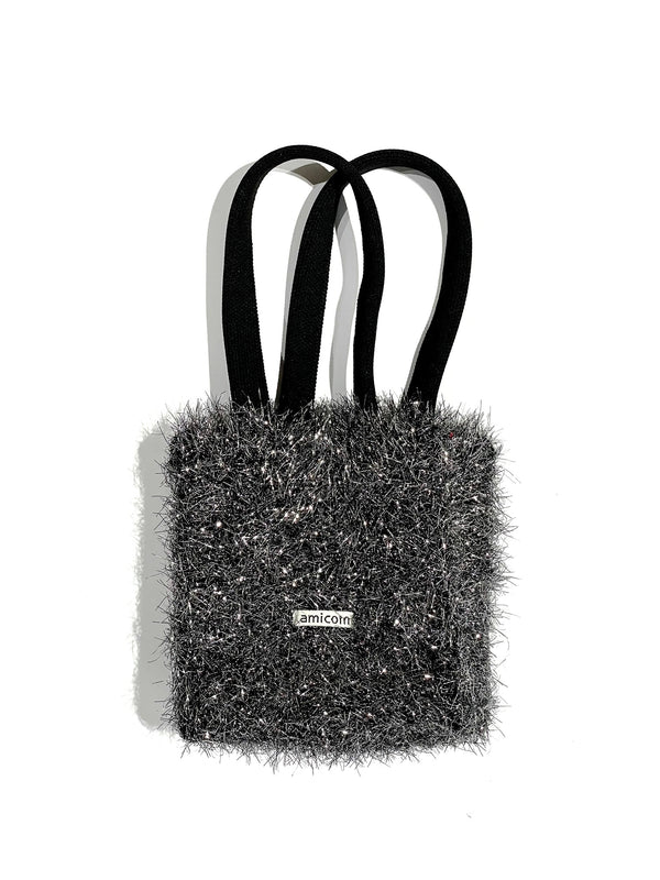 GLITTER SHAGGY SMALL BAG