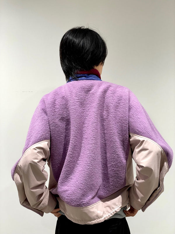 Wool jersey blouson