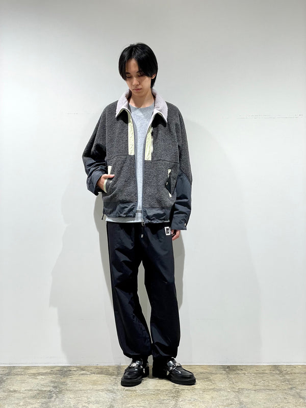 Wool jersey blouson