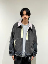 Wool jersey blouson