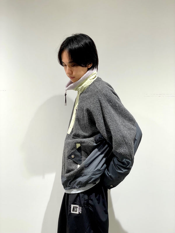 Wool jersey blouson