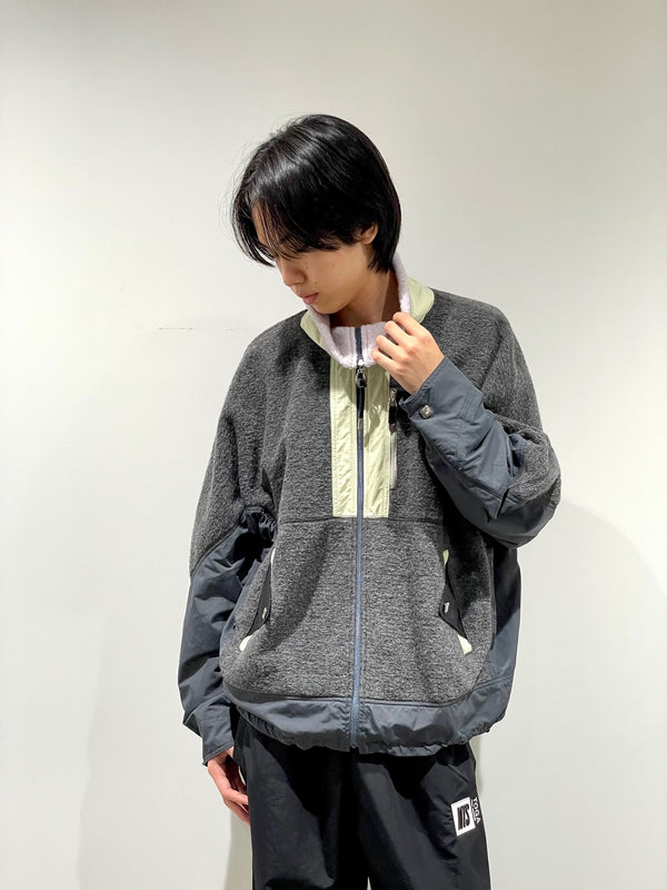 Wool jersey blouson
