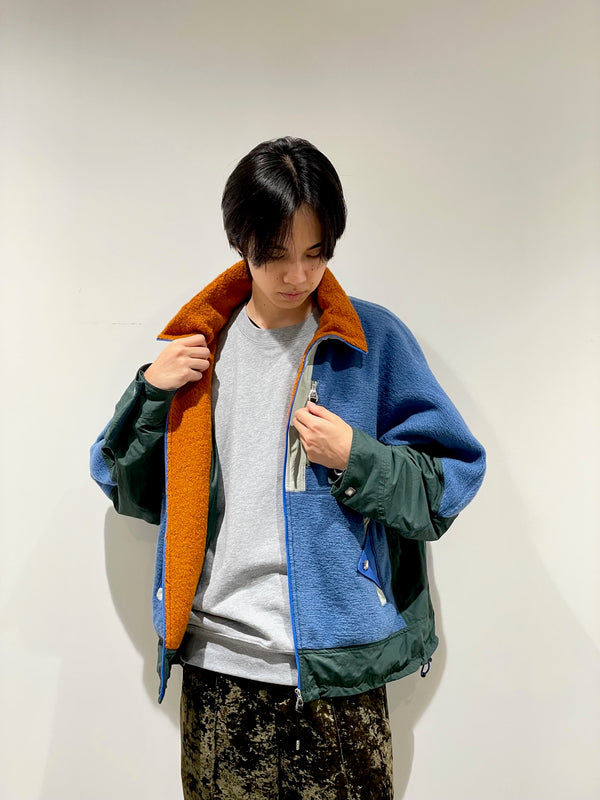 Wool jersey blouson