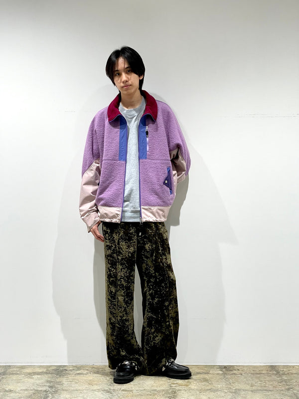 Wool jersey blouson