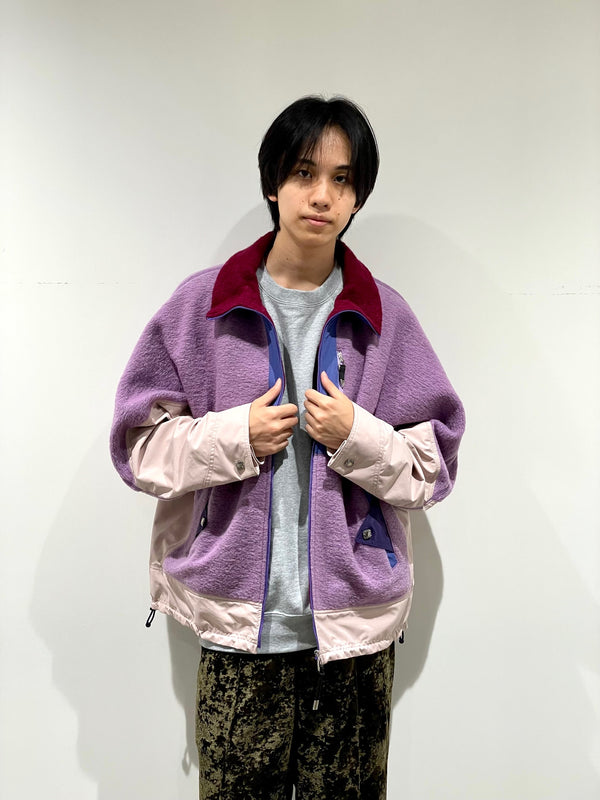 Wool jersey blouson