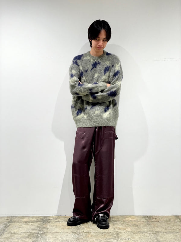 Mohair knit pullover