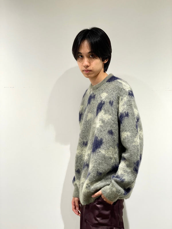Mohair knit pullover