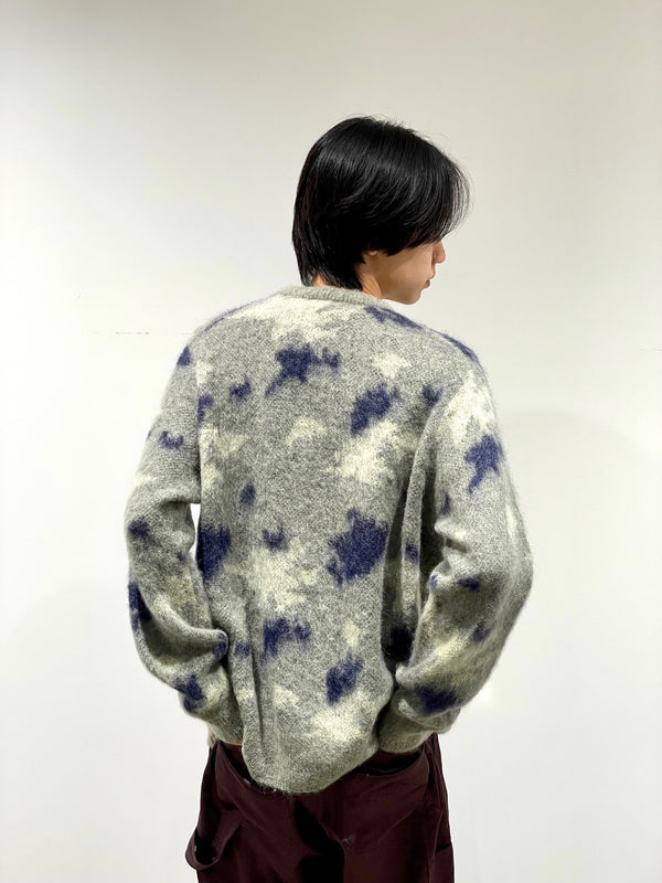 Mohair knit pullover