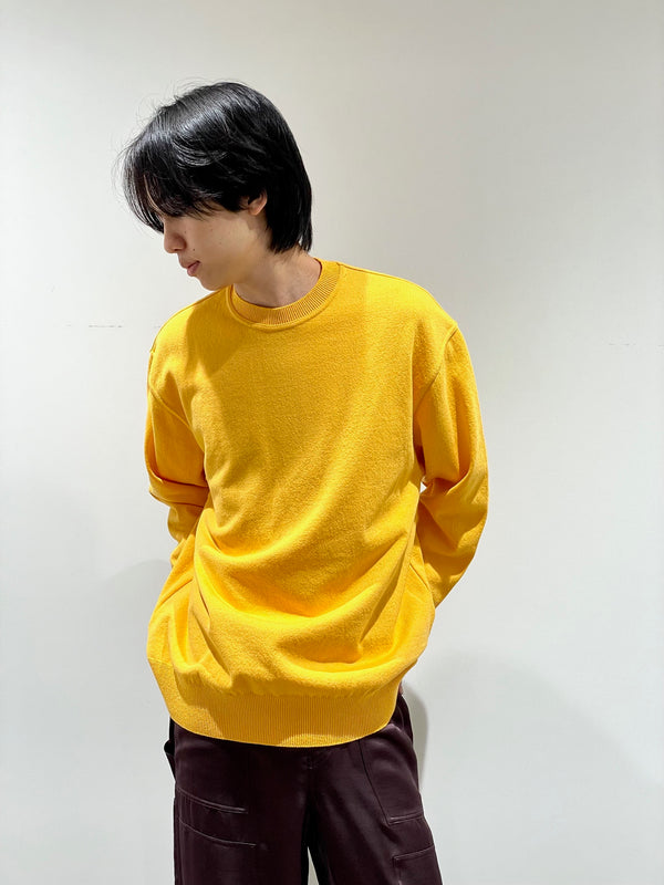 WAVE COTTON KNIT PULLOVER