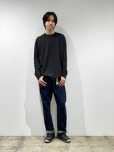 NEW BASIC GARMENT DYRD BORDER T-SHIRT（Long Sleeve Crew）