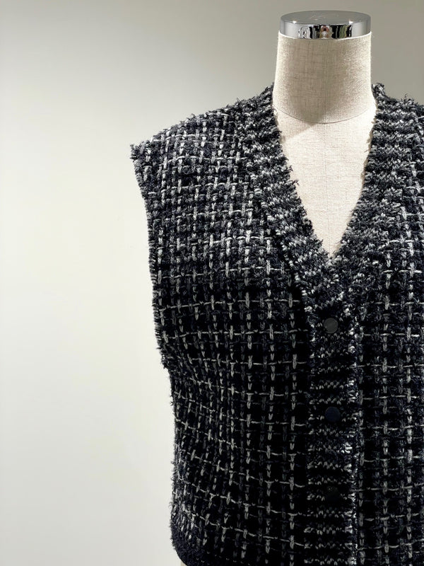 交編 TWEED KNIT V/T