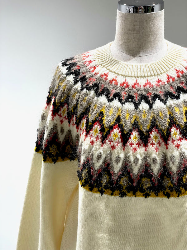 交編 NORDIC KNIT PULLOVER