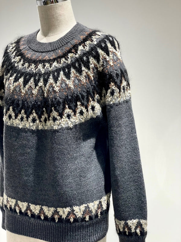 交編 NORDIC KNIT PULLOVER