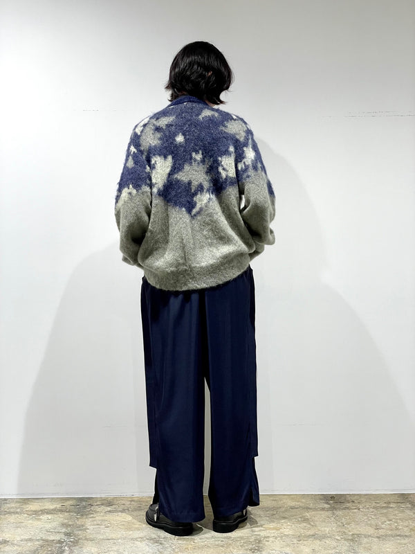 Mohair knit cardigan