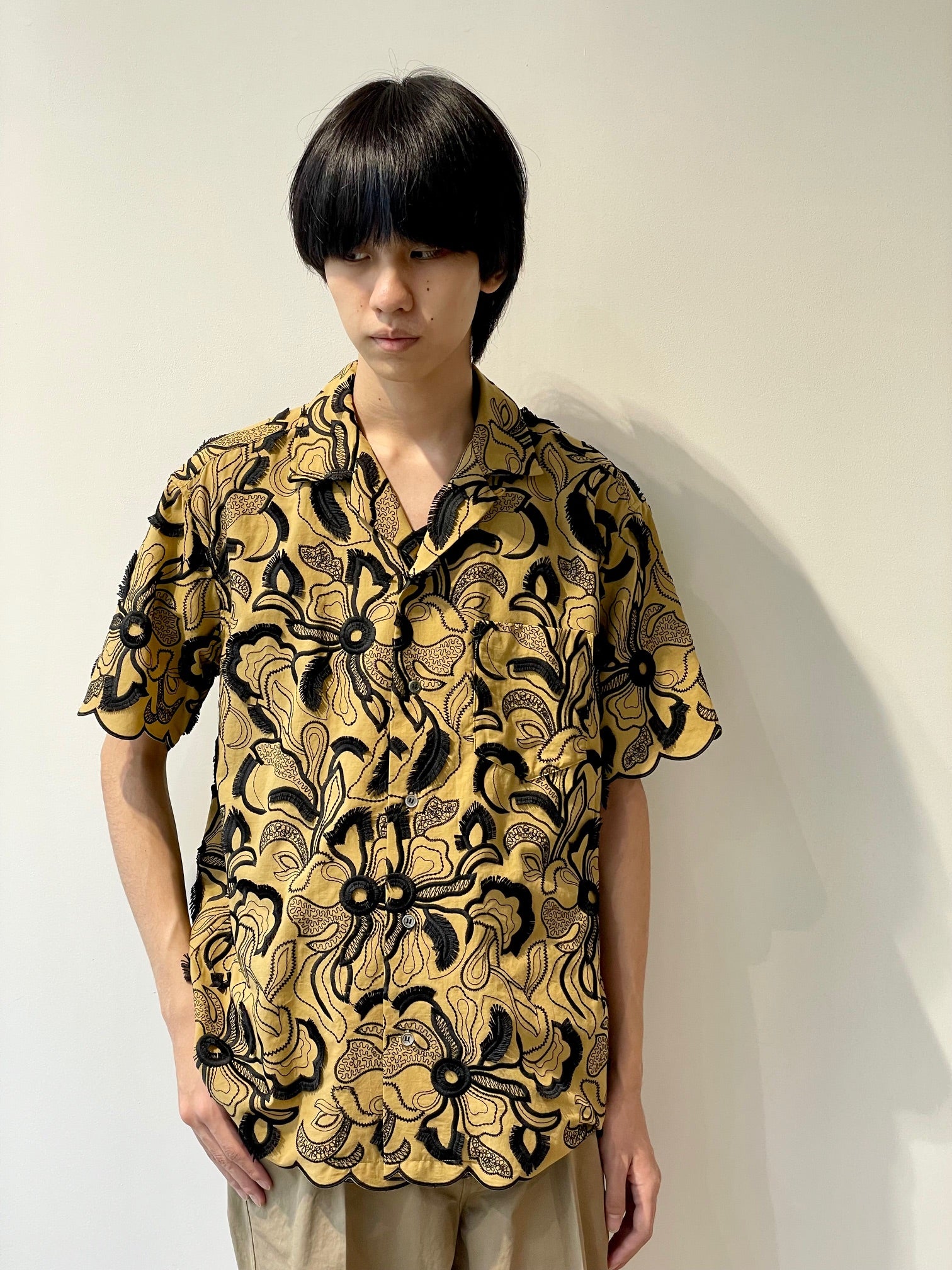 TOGA VIRILIS 22ss 花柄刺繍レースブルゾン サイズ44 花柄刺繍レースドレス(ブラック)H1-402BL-M | OTONA DRESS