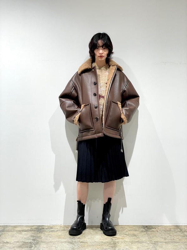 Boa bonding blouson