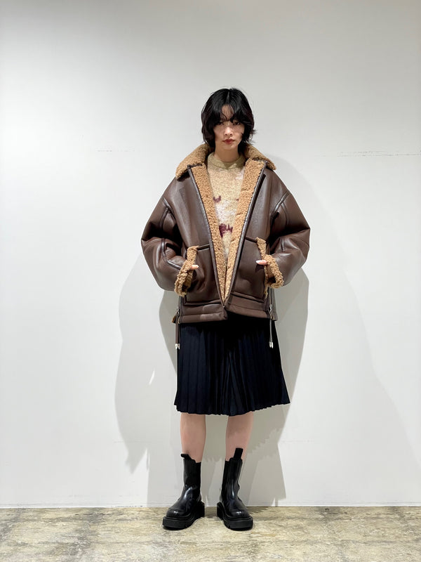 Boa bonding blouson