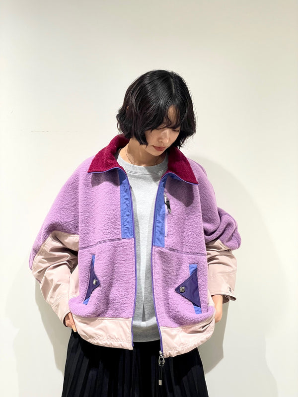 Wool jersey blouson