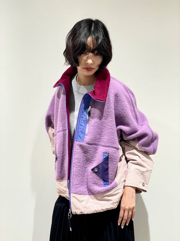 Wool jersey blouson