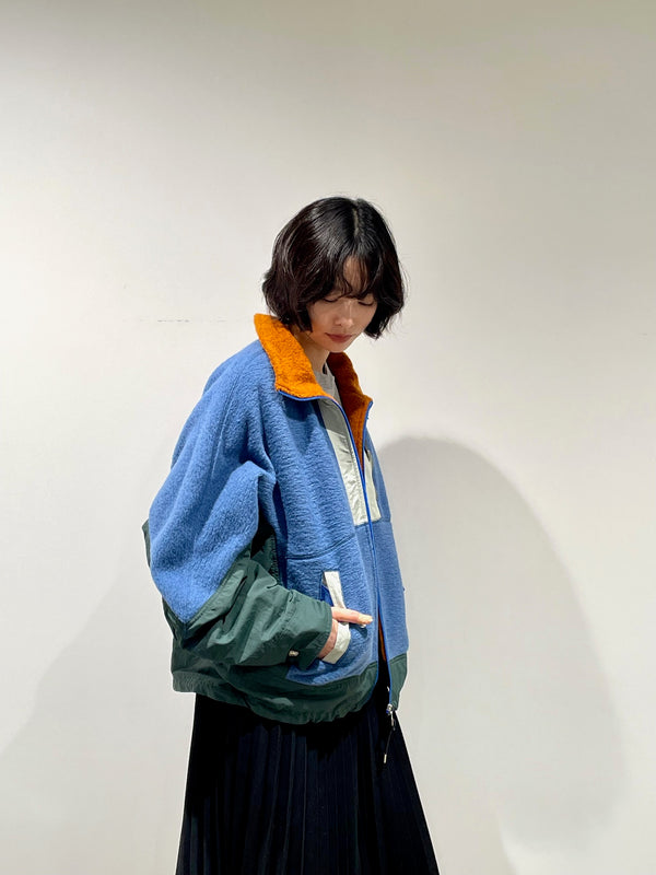 Wool jersey blouson