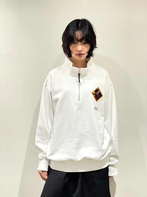 Half zip sweatshirt