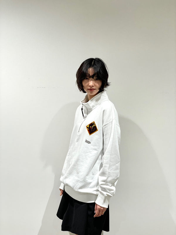 Half zip sweatshirt