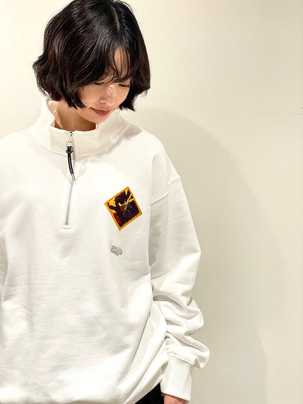 Half zip sweatshirt