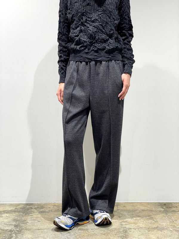 KNIT SIDELINE HOUNDSTOOTH TRACK PANTS